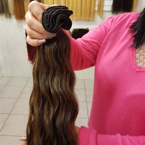 Cabelo Humano Castanho Ondulado Luzes Mel Cm Gr Na Tela