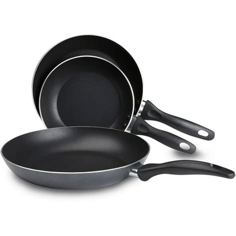 T-fal Specialty 3-Piece Frying Pan Set - Black - Walmart.com - Walmart.com