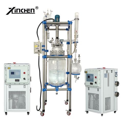 Double Layer Exproof Jacketed Glass Reactor System 100L Cost For