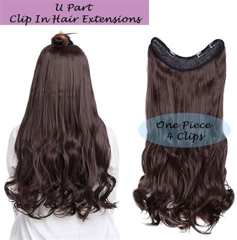 Sego Clip In U Shaped Extensions Weft Clips Half Wigs Hair