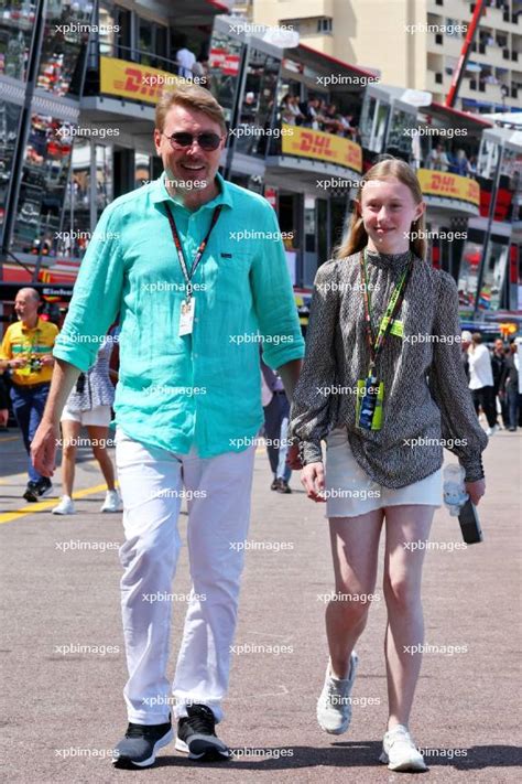 Mika Hakkinen FIN With His Daughter Ella Julia 26 05 2024 Formula 1