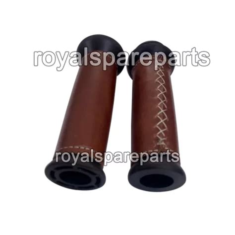 ADAPTÉ POUR ROYAL Enfield Classique Reborn 350 Marron Leviers Paire