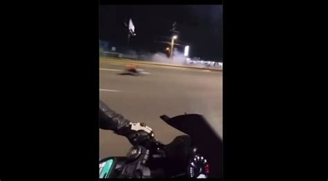 Motorcycle Bursts Into Flames R Dailysmoke