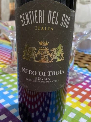 Segreto Del Sud Sentieri Del Sud Nero Di Troia Vivino Brasil