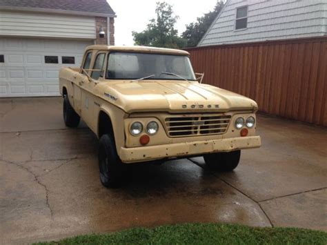 Dodge W200 Power Wagon Crew Cab For Sale Dodge Power Wagon 1964 For