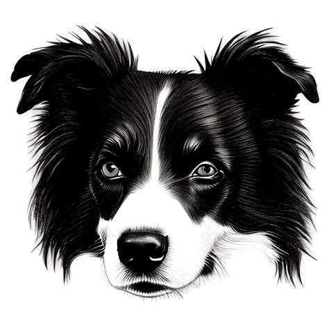 Border Collie Digital Graphic · Creative Fabrica