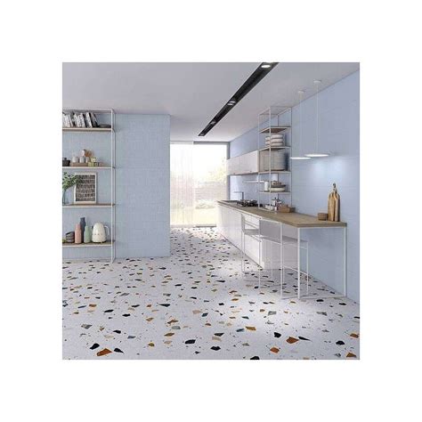 Stracciatella Nacar Carrelage Aspect Terrazzo Color X Cm