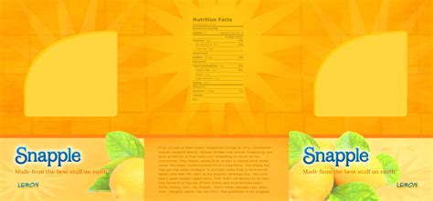 Snapple Concept on Behance