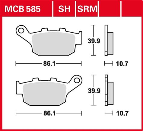 Bremsbelag TRW Sinter Street Yamaha XJ6 Diversion F ABS RJ19 10 12