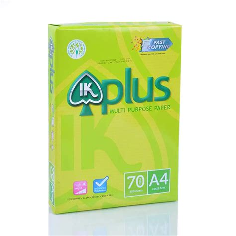 Ik Plus Multi Purpose Copy Paper A4 80gsm75gsm70gsm Buy Ik Copy