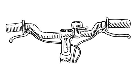 Premium Vector Hand Drawn Vector Drawing Of A Few Pieces Of A Bicycle