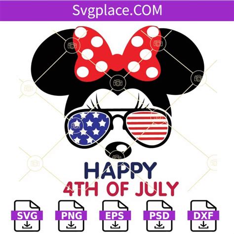 Minnie Mouse 4th Of July SVG Disney Minnie Mouse 4th Of July SVG