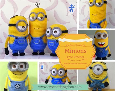 Minion Free Crochet Pattern Collection Ideas You'll Love ⋆ Crochet Kingdom