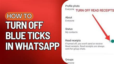 How To Turn Off Blue Ticks In Whatsapp On Android Youtube