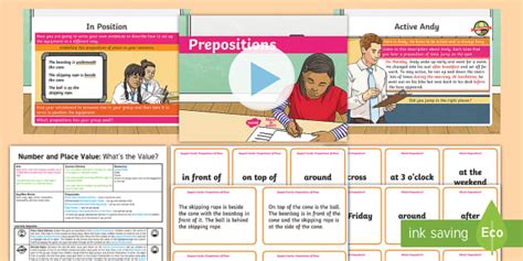 FREE KS2 Move And Learn SPaG Lesson Pack Active English Lesson