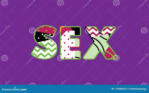 Sex Concept Word Art Illustration Stock Vector Illustration Of Concept Love 119088262