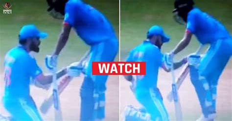 Virat Kohli Jokingly Hits Shubman Gill Against Sri Lanka In Cwc