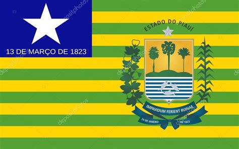 Flag of Piaui, Brazil — Stock Photo © zloyel #118411064