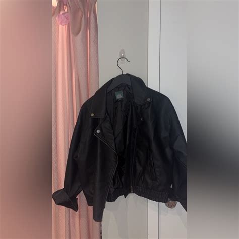 Wild Fable Jackets And Coats Wild Fable Black Leather Coat Poshmark