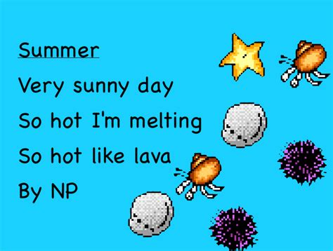 Room 16 Brainiacs: Our wonderful Summer Haiku poems