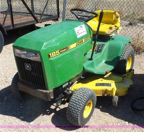 John Deere 185 Hydro Lawn Mower In Greensburg KS Item L7397 Sold