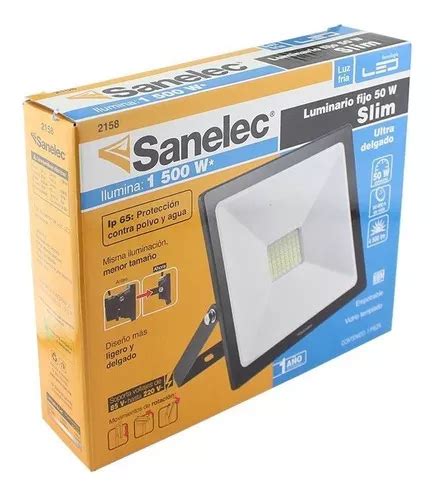 Reflector Led W Potente Iluminaci N Slim Mercadolibre