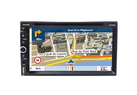 Inch In Dash Car Navigation System Default Bluetooth Gps For