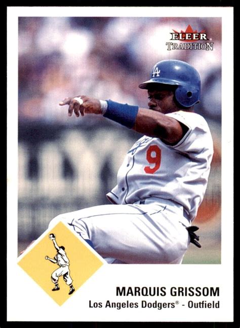 2003 Fleer Tradition Marquis Grissom Los Angeles Dodgers 204 EBay