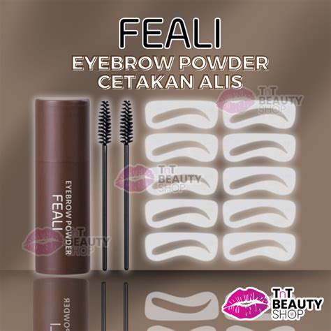 Jual FEALI Eyebrow Powder Cetakan Alis Original Shaping Eyebrow Stamp