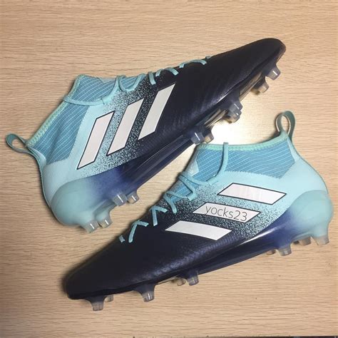 Stunning Sky Blue Black Next Gen Adidas Ace Primeknit Boots