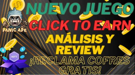 🔥panic Ape🔥 Nuevo Juego Click To Earn 2024 Como Ganar Dinero Con Un