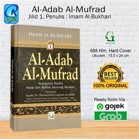 Jual Al Adab Al Mufrad Jilid Imam Al Bukhari Kumpulan Hadits Adab