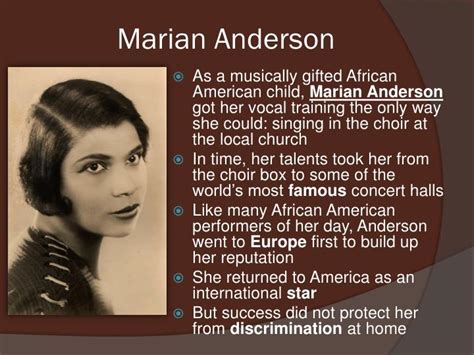 Ppt Marian Anderson Powerpoint Presentation Free Download Id 2200903