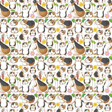 Cute Guinea Pig T Wrap Thick Wrapping Paper Birthday