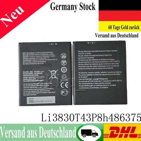 1 Neu Battery Akku Für Zte Blade A31 Li3830t43p8h486375 3050mah Ebay