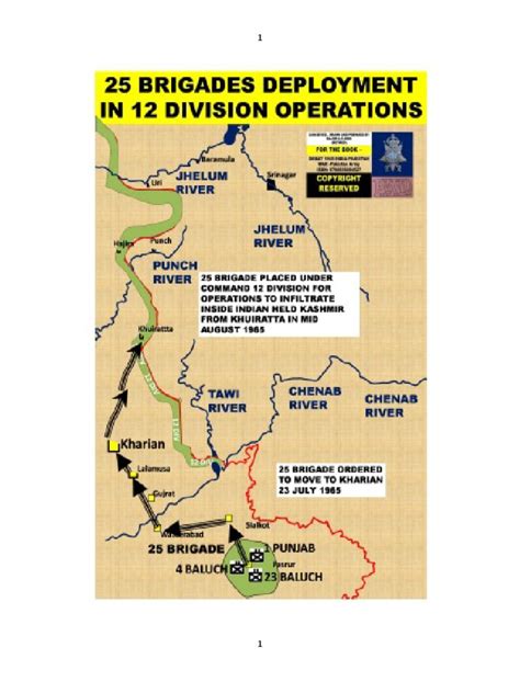 25 Brigades Deployment in 12 Division Operations | PDF