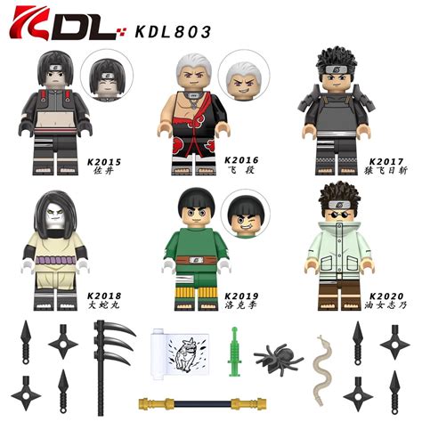 Naruto Lego Uchiha Sasuke Haruno Sakura Orochimaru Tsunade Gaara Hatake