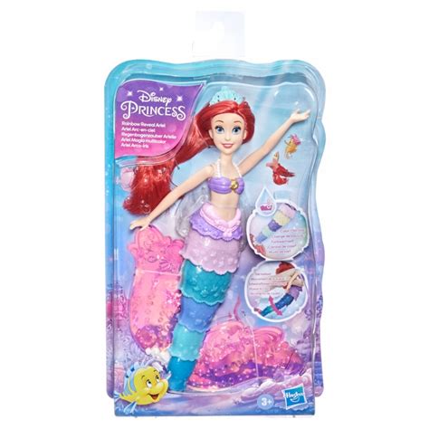 DISNEY PRINCESS TĘCZOWY OGON SYRENKI ARIELKI F0399 12626924945