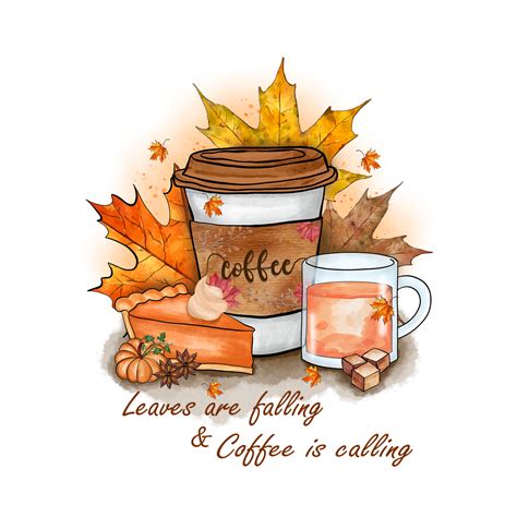 Fall Coffee Clip Art