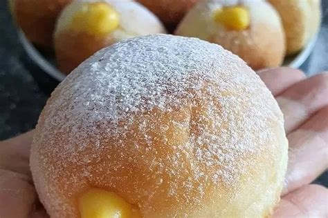 Resep Membuat Kue Donat Isi Custard Cream Lezat Dan Nikmat Koran Saku