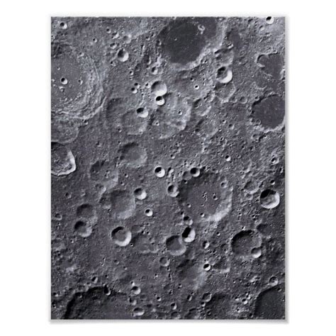 Moon surface poster | Zazzle | Moon texture, Moon surface, Moon painting