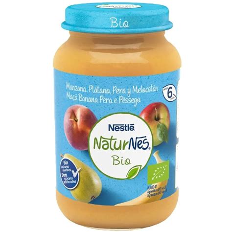 NATURNES Boião Fruta Maçã Banana Pera e Pêssego Bio NESTLÉ Nutripédia