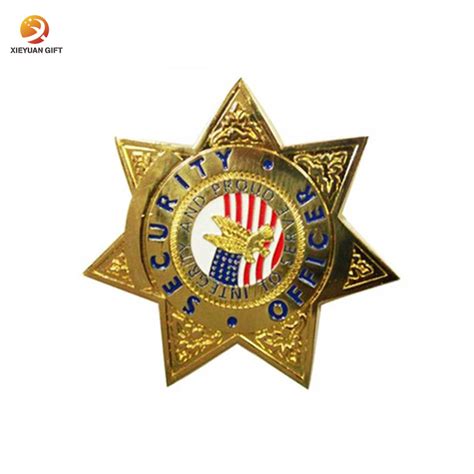 Factory Custom Metal Honors Brooch Military Police Security Clothing