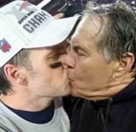 Did Tom Brady Kiss Bill Belichick on the Lips?