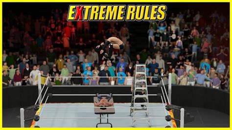 Wwe 2k17 Pc Universe Mode Extreme Rules Youtube