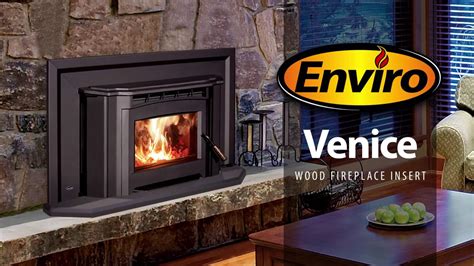 Venice Enviro Wood Fireplace Insert Youtube