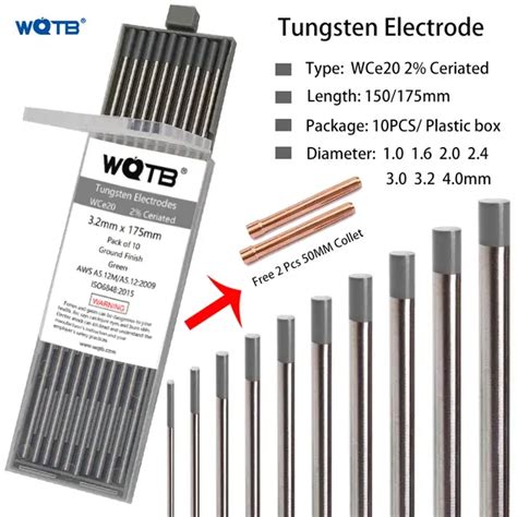 Wc Ceriated Tungsten Electrodes Tig Welding Rods