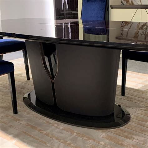 Modern style rectangular furniture wood veneer dining table