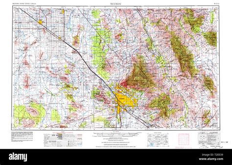 Tucson Maps Hi Res Stock Photography And Images Alamy