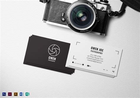 Creative Photography Business Cards - 31 Examples